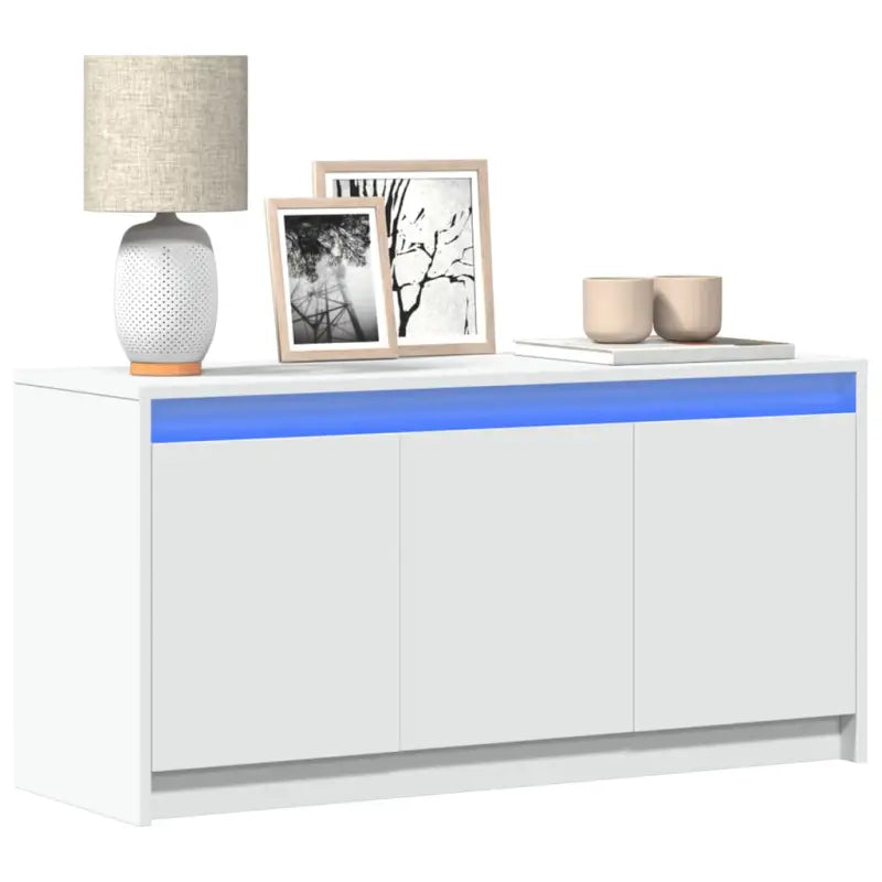 Tv-meubel van bewerkt hout met LED-verlichting en stabiel ontwerp - Tv-meubels