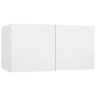 Tv-meubel van bewerkt hout met muurbevestiging en trendy design - Tv-meubels