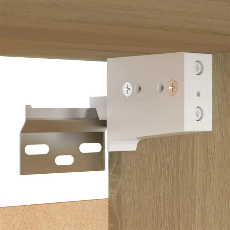 Tv-meubel van bewerkt hout met muurbevestiging voor een moderne woonkamer - Tv-meubels