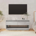 Tv-meubel van bewerkt hout met opbergruimte voor woonkamer - Betongrijs / 1 - Tv-meubels