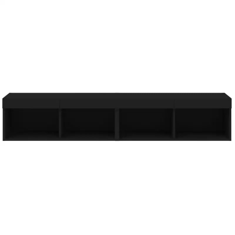 Tv-meubel van bewerkt hout met RGB LED-verlichting en stijlvol design - Tv-meubels