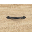 Tv-meubel van bewerkt hout met stevige ijzeren poten - Tv-meubels