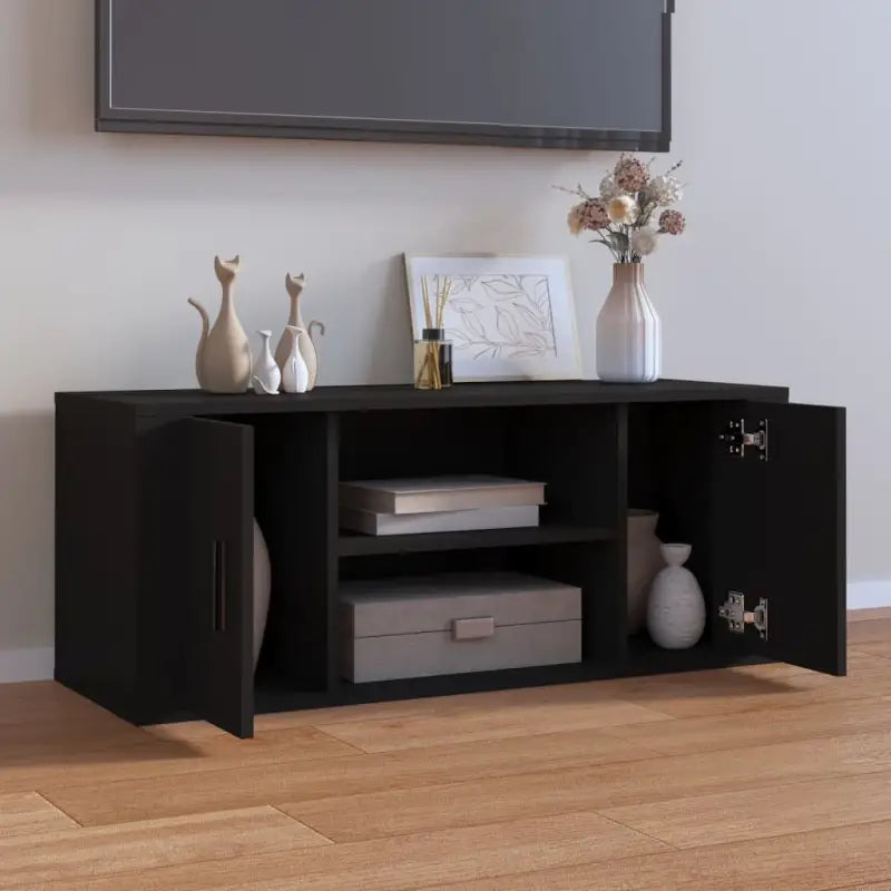 Tv-meubel van bewerkt hout met stijl en stevigheid - Tv-meubels