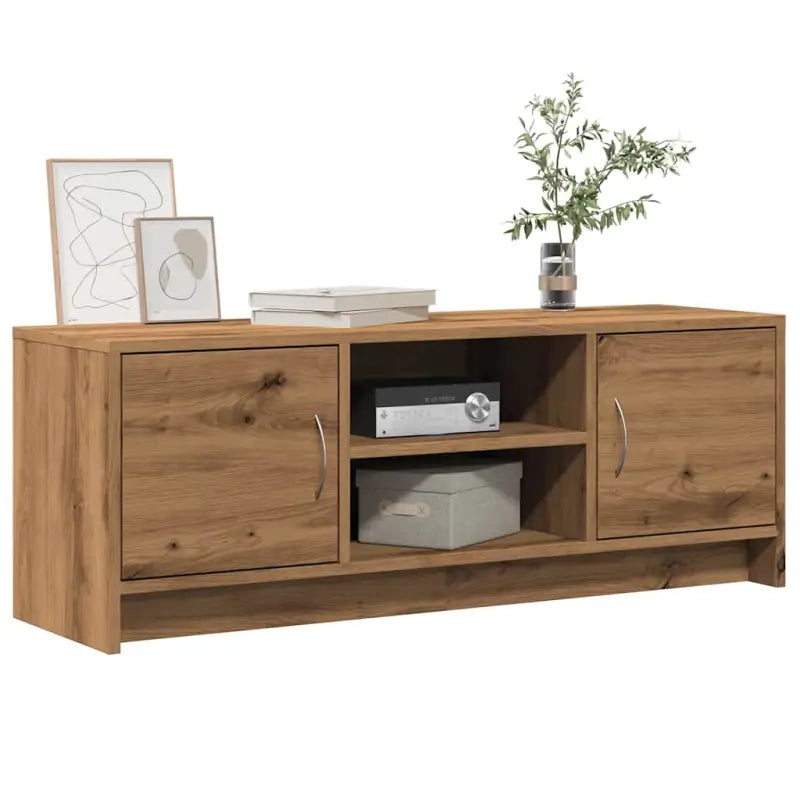 Tv-meubel van bewerkt hout met trendy en praktisch ontwerp - artisanaal eikenkleurig / 1 - Tv-meubels