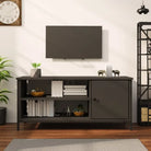 Tv-meubel van bewerkt hout met trendy en praktisch ontwerp - Zwart / 1 - Tv-meubels