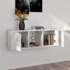 Tv-meubel van bewerkt hout met trendy en stabiel design - Betonkleurig / 1 - Tv-meubels