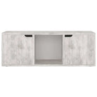 Tv-meubel van bewerkt hout met trendy en stabiel design - Betonkleurig / 1 - Tv-meubels