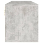 Tv-meubel van bewerkt hout met trendy en stabiel design - Betonkleurig / 1 - Tv-meubels