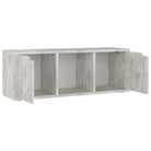 Tv-meubel van bewerkt hout met trendy en stabiel design - Betonkleurig / 1 - Tv-meubels