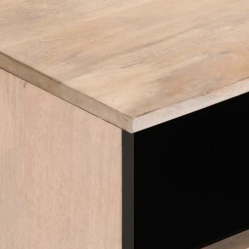 Tv-meubel van massief mangohout met industriële stijl - Cd- & dvd-kasten