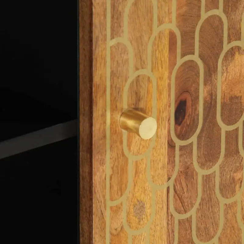 Tv-meubel van massief mangohout met trendy en praktisch design - Tv-meubels