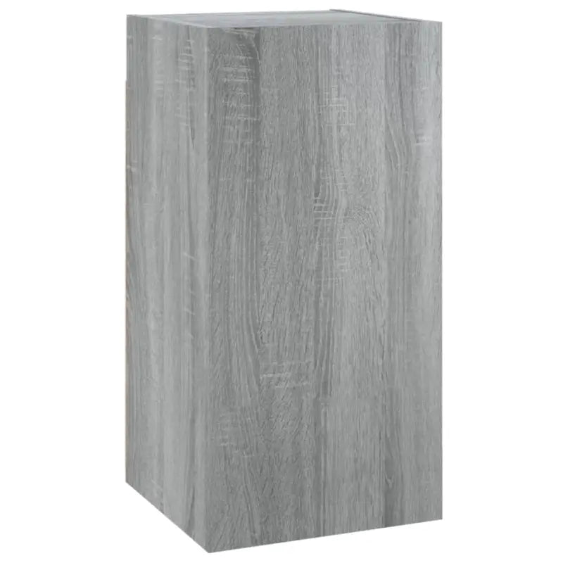 Tv-meubels in grijs sonoma met bewerkt hout voor een klassiek accent - Tv-meubels