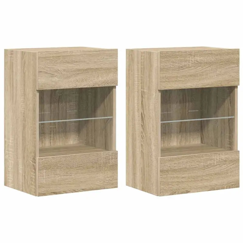 Tv-meubels met duurzame bewerkte hout en rgb led-verlichting - Tv-meubels