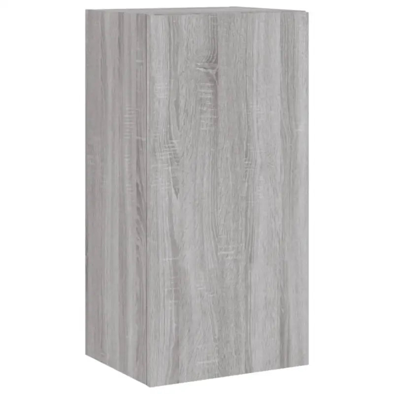 Tv-meubels met RGB LED-verlichting in grijs Sonoma met bewerkt hout - Tv-meubels