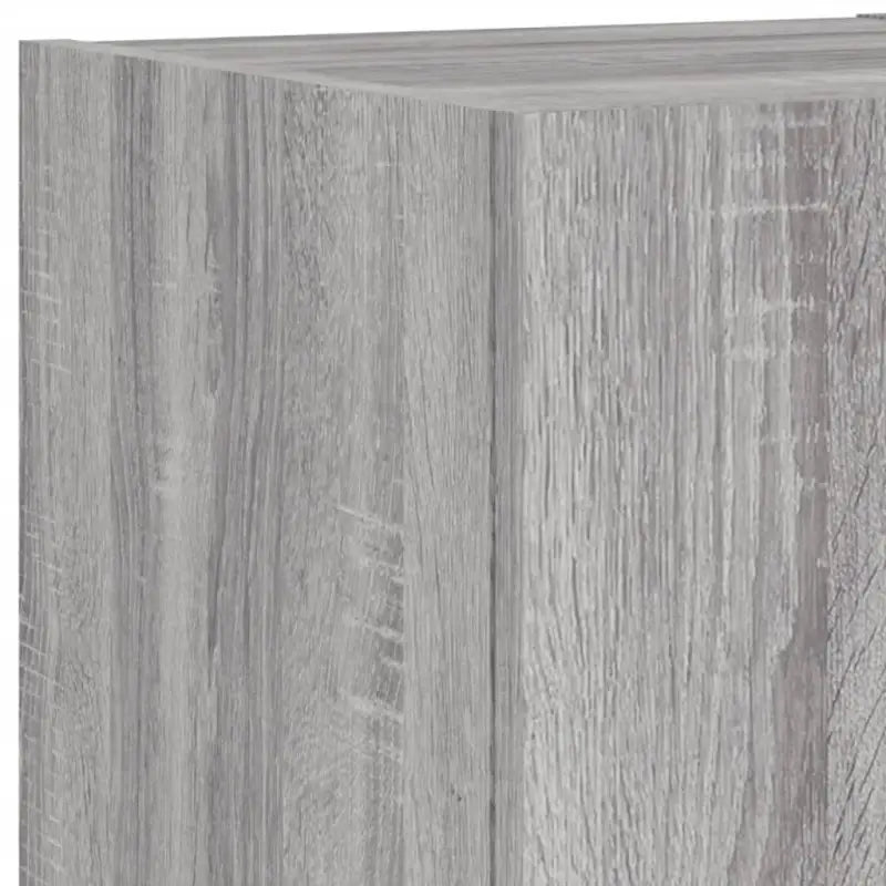 Tv-meubels met RGB LED-verlichting in grijs Sonoma met bewerkt hout - Tv-meubels