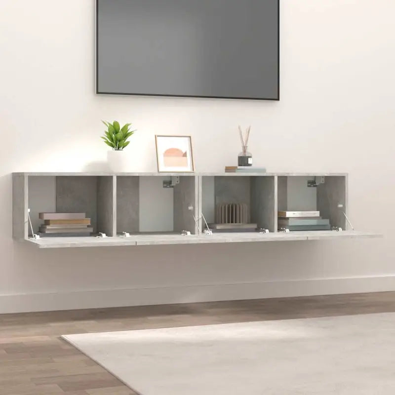 Tv-meubels van bewerkt hout met modern en stevig design - Tv-meubels