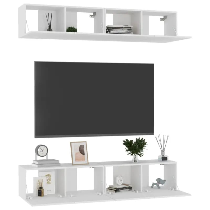 Tv-meubels van bewerkt hout met trendy en praktische design - Tv-meubels