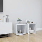 Tv-meubels van bewerkt hout met trendy en praktische design - Wit / 2 - Tv-meubels