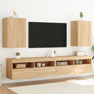 Tv-meubels van bewerkt hout voor een ruime en opgeruimde woonkamer - Sonoma eiken / 2 / 60 cm - Tv-meubels