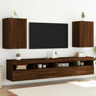 Tv-meubels van bewerkt hout voor een ruime en opgeruimde woonkamer - bruin eikenkleur / 2 / 60 cm - Tv-meubels