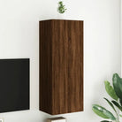 Tv-meubels van bewerkt hout voor een ruime en opgeruimde woonkamer - bruin eikenkleur / 1 / 102 cm - Tv-meubels