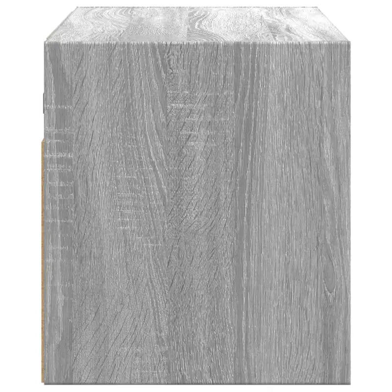 Tv-wandmeubel van bewerkt hout in grijs sonoma voor een nette woonkamer - Tv-meubels