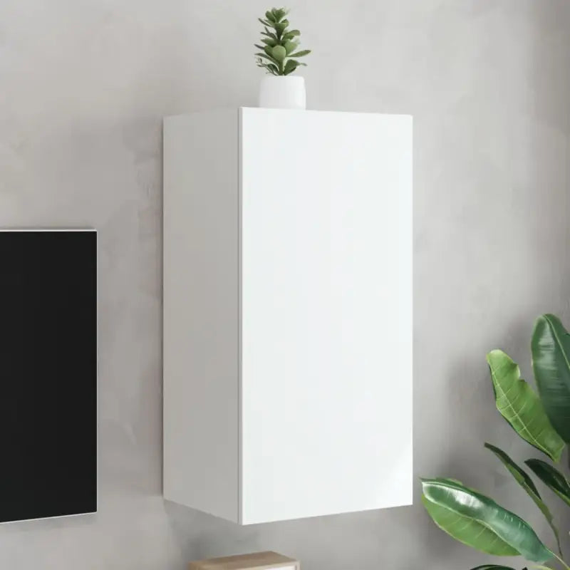 Tv-wandmeubelen met rgb led-verlichting voor een stijlvolle woonkamer - Wit / 40.5 x 35 x 80 cm / 1 - Tv-meubels
