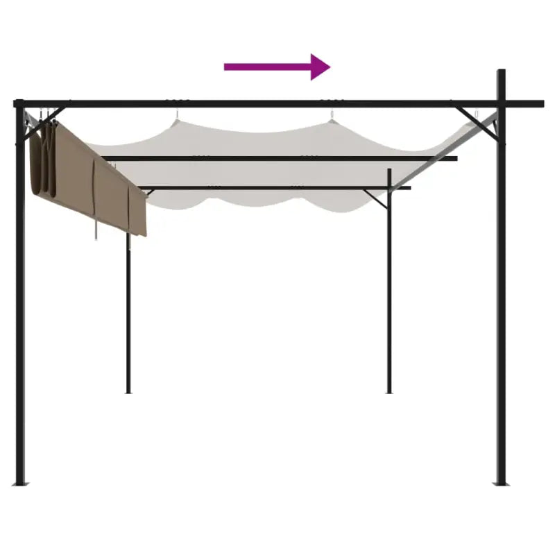 Uitschuifbaar dak Partytent en Prieël voor Buitenactiviteiten - Partytenten & prieëlen