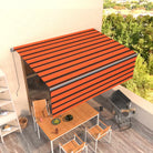 Uitschuifbare aluminium buitenluifel voor schaduw en koelte - Multikleur / 4.5 x 3 m / 1 - Zonwering