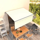 Uitschuifbare buitenluifel met roestvrij aluminium frame - Crème / 3.5 x 2.5 m / 1 - Zonwering