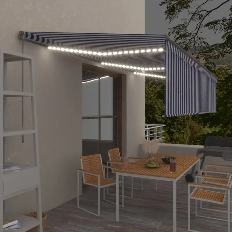 Uitschuifbare buitenluifel met roestvrij aluminium frame - Zonwering