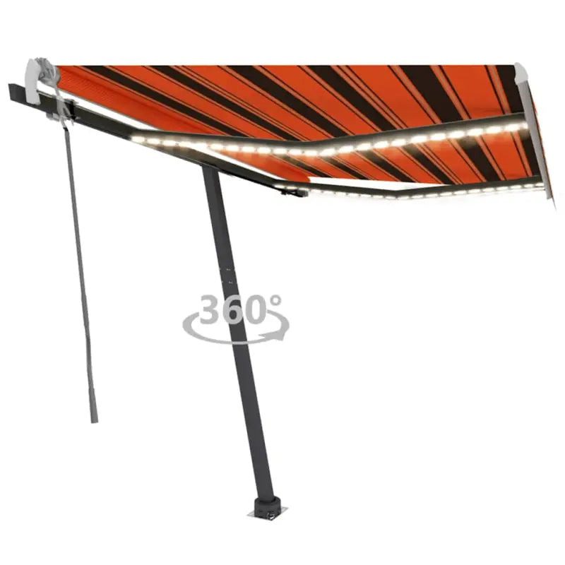 Uitschuifbare buitenluifel van gepoedercoat aluminium voor schaduw - Multikleur / 300 x 250 cm / 1 - Zonwering