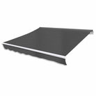 Uitschuifbare luifel met aluminium frame en bewegende onderdelen - Antraciet / 400 cm / 1 - Zonwering