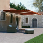 Uitschuifbare luifel met gepoedercoat aluminium en automatische bediening - Multikleur / 600 x 300 cm / 1 - Zonwering
