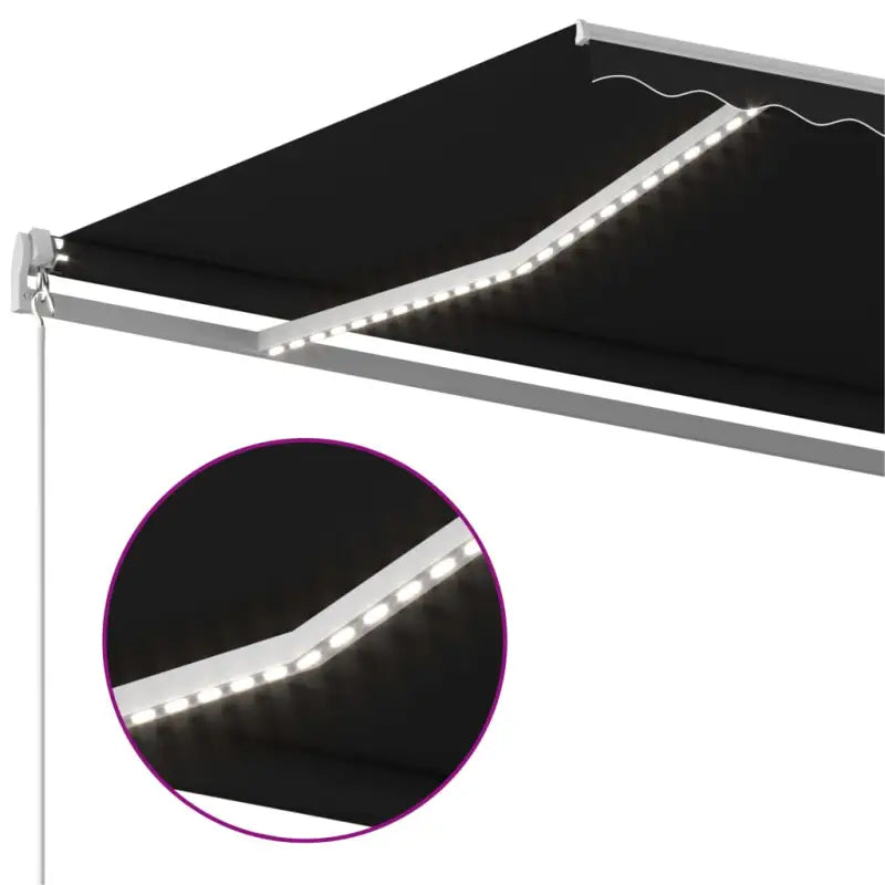 Uitschuifbare luifel met gepoedercoat aluminium frame automatisch - Zonwering