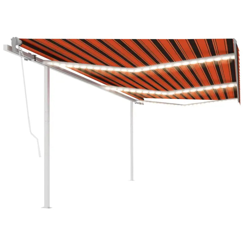 Uitschuifbare luifel met gepoedercoat aluminium frame automatisch - Multikleur / 6 x 3 m / 1 - Zonwering