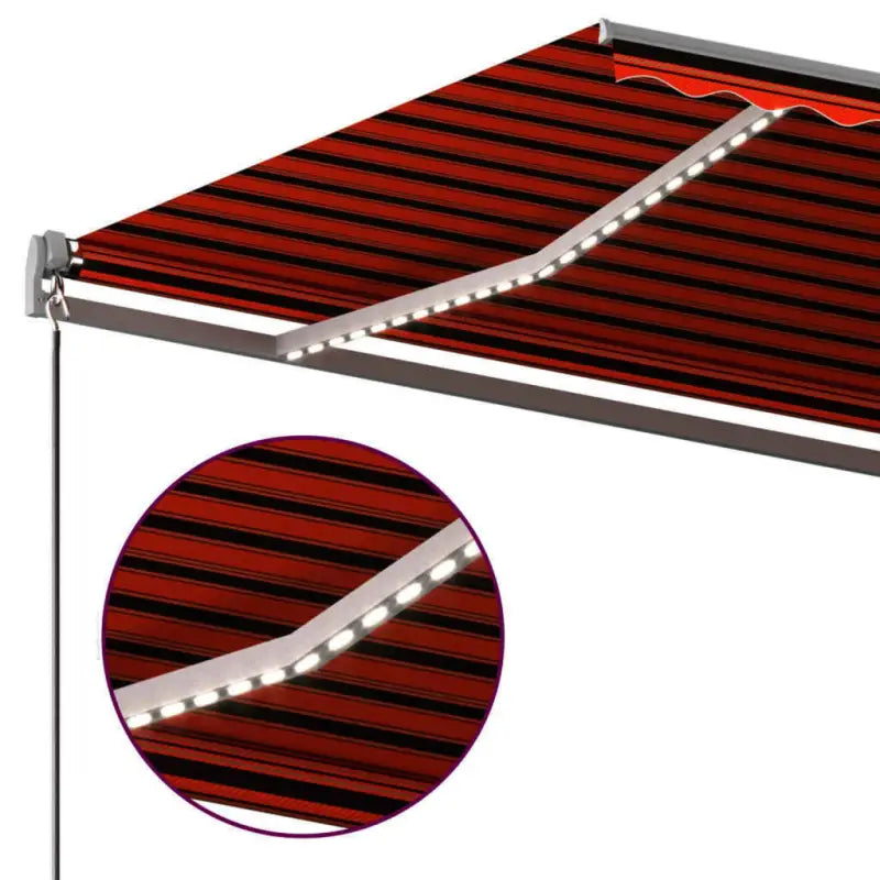 Uitschuifbare luifel met gepoedercoat aluminium voor buitenplezier - Zonwering