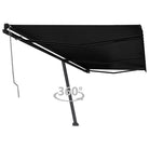 Uitschuifbare luifel met gepoedercoat aluminium voor buitenruimte - Antraciet / 600 x 350 cm / 1 - Zonwering