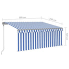 Uitschuifbare luifel met gepoedercoat aluminium voor buitenruimte - Zonwering