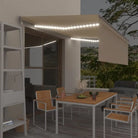 Uitschuifbare luifel met gepoedercoat aluminium voor buitenruimte - Crème / 4.5 x 3 m / 1 - Zonwering