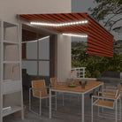 Uitschuifbare luifel met gepoedercoat aluminium voor buitenruimte - Multikleur / 4.5 x 3 m / 1 - Zonwering