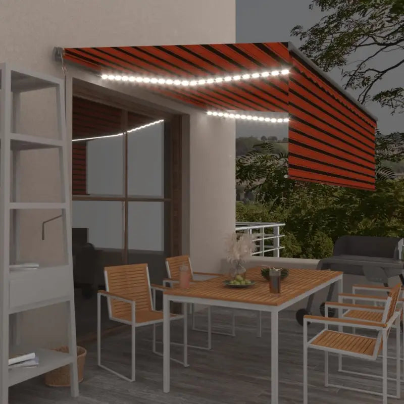Uitschuifbare luifel met gepoedercoat aluminium voor buitenruimte - Multikleur / 4.5 x 3 m / 1 - Zonwering