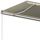 Uitschuifbare luifel met gepoedercoat aluminium voor buitenruimte - Zonwering