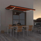 Uitschuifbare luifel met gepoedercoat aluminium voor buitenruimte - Multikleur / 450 x 350 cm / 1 - Zonwering