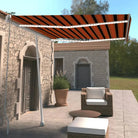 Uitschuifbare luifel met gepoedercoat aluminium voor koele buitenruimte - Multikleur / 300 x 250 cm / 1 - Zonwering