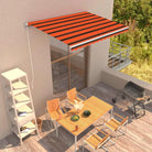 Uitschuifbare luifel met gepoedercoat aluminium voor koelte in je tuin - Multikleur / 350 x 250 cm / 1 - Zonwering