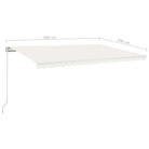 Uitschuifbare luifel met gepoedercoat aluminium voor koelte in je tuin - Zonwering