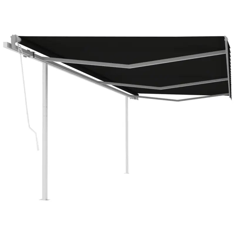 Uitschuifbare luifel met gepoedercoat aluminium voor schaduw en koelheid - Antraciet / 6 x 3.5 m / 1 - Zonwering