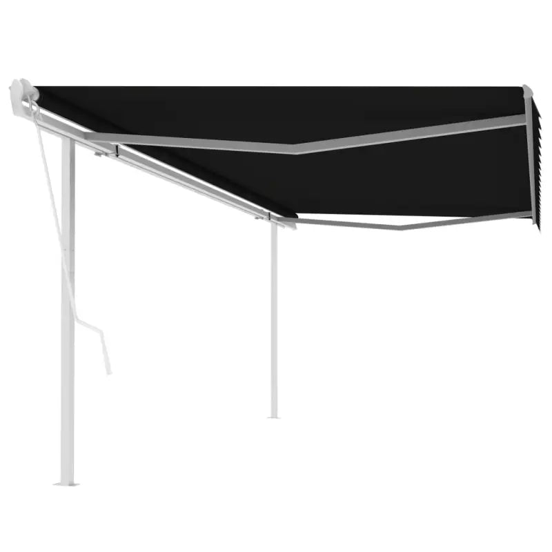 Uitschuifbare luifel met gepoedercoat aluminium voor schaduw en koelheid - Antraciet / 5 x 3.5 m / 1 - Zonwering