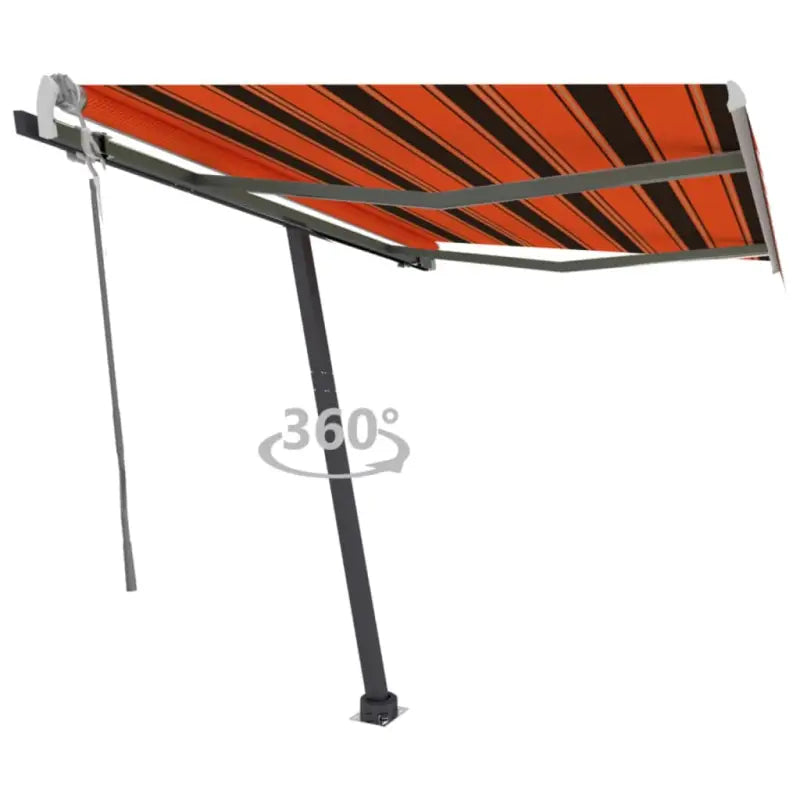 Uitschuifbare luifel met gepoedercoat aluminium voor schaduw buiten - Multikleur / 350 x 250 cm / 1 - Zonwering
